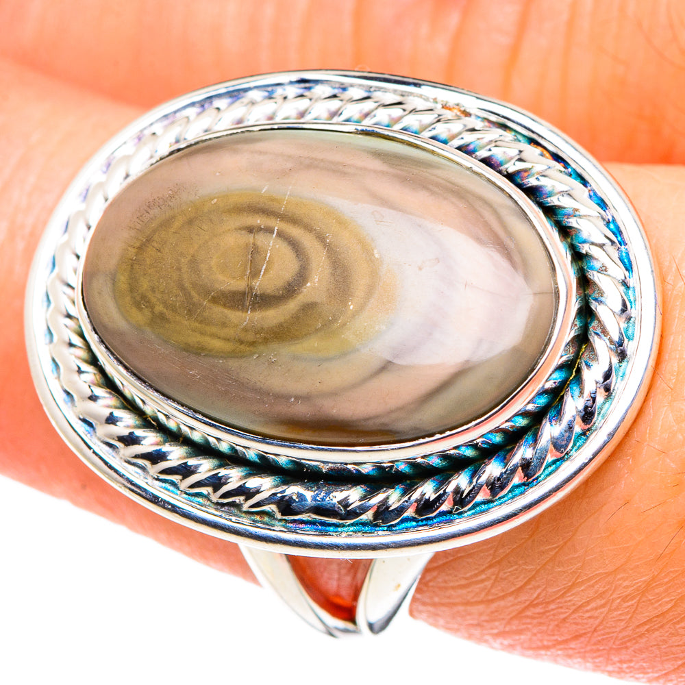 Willow Creek Jasper Rings handcrafted by Anasilvercos - RING95834