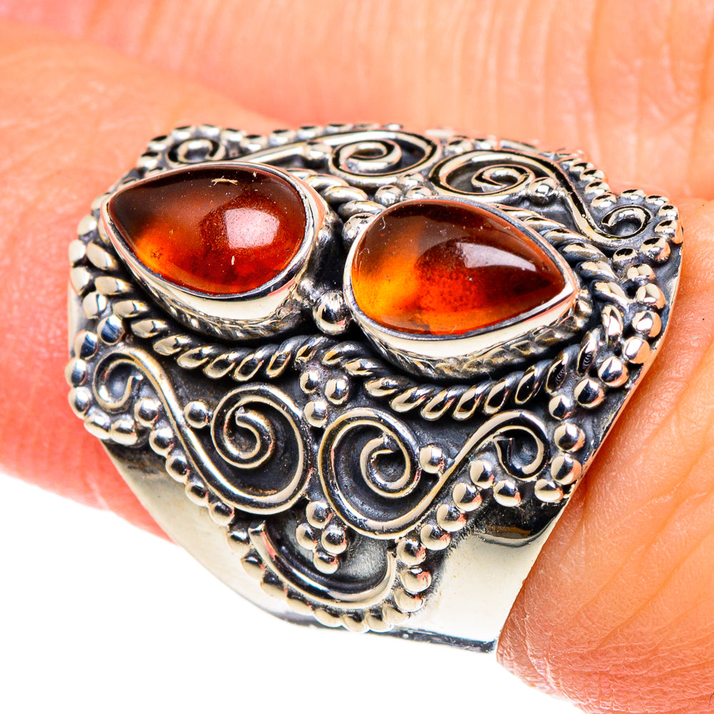 Carnelian Rings handcrafted by Anasilvercos - RING95835