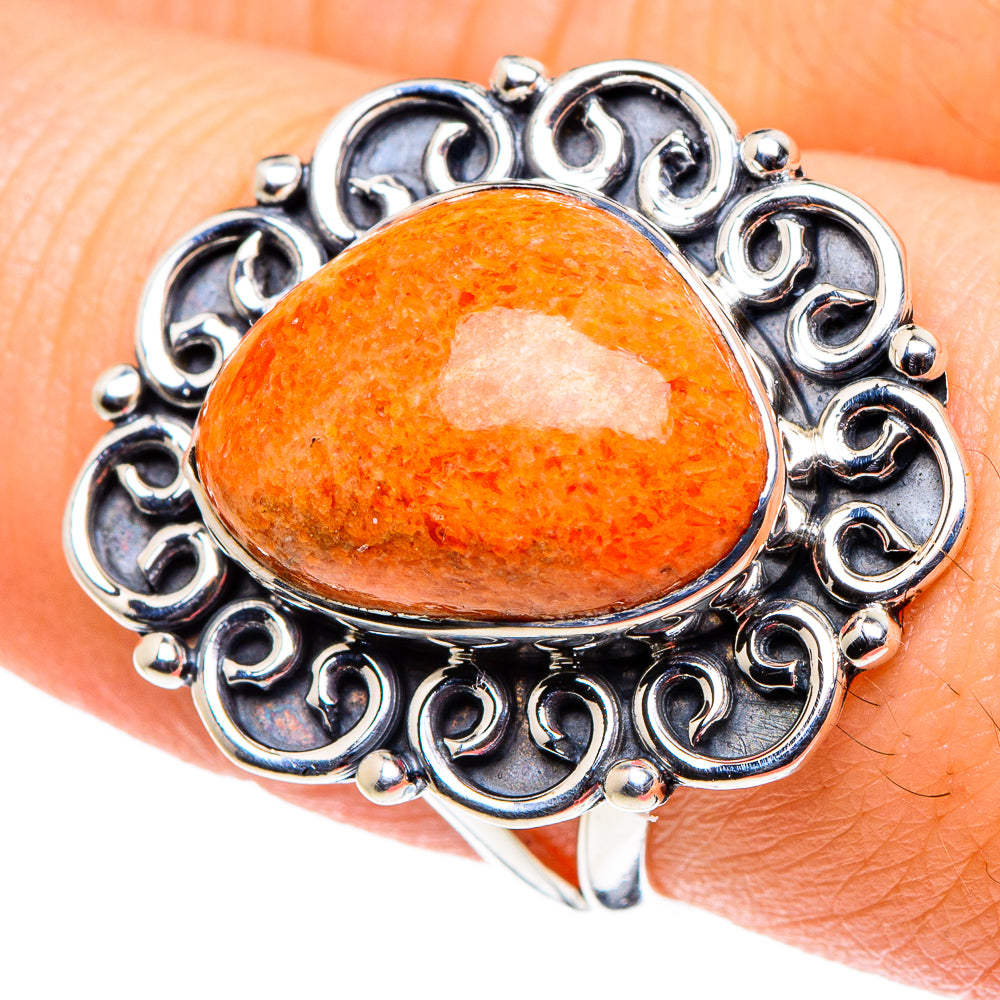Sponge Coral Rings handcrafted by Anasilvercos - RING95836