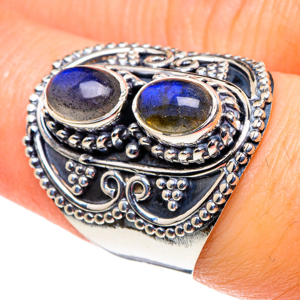Labradorite Rings handcrafted by Anasilvercos - RING95852