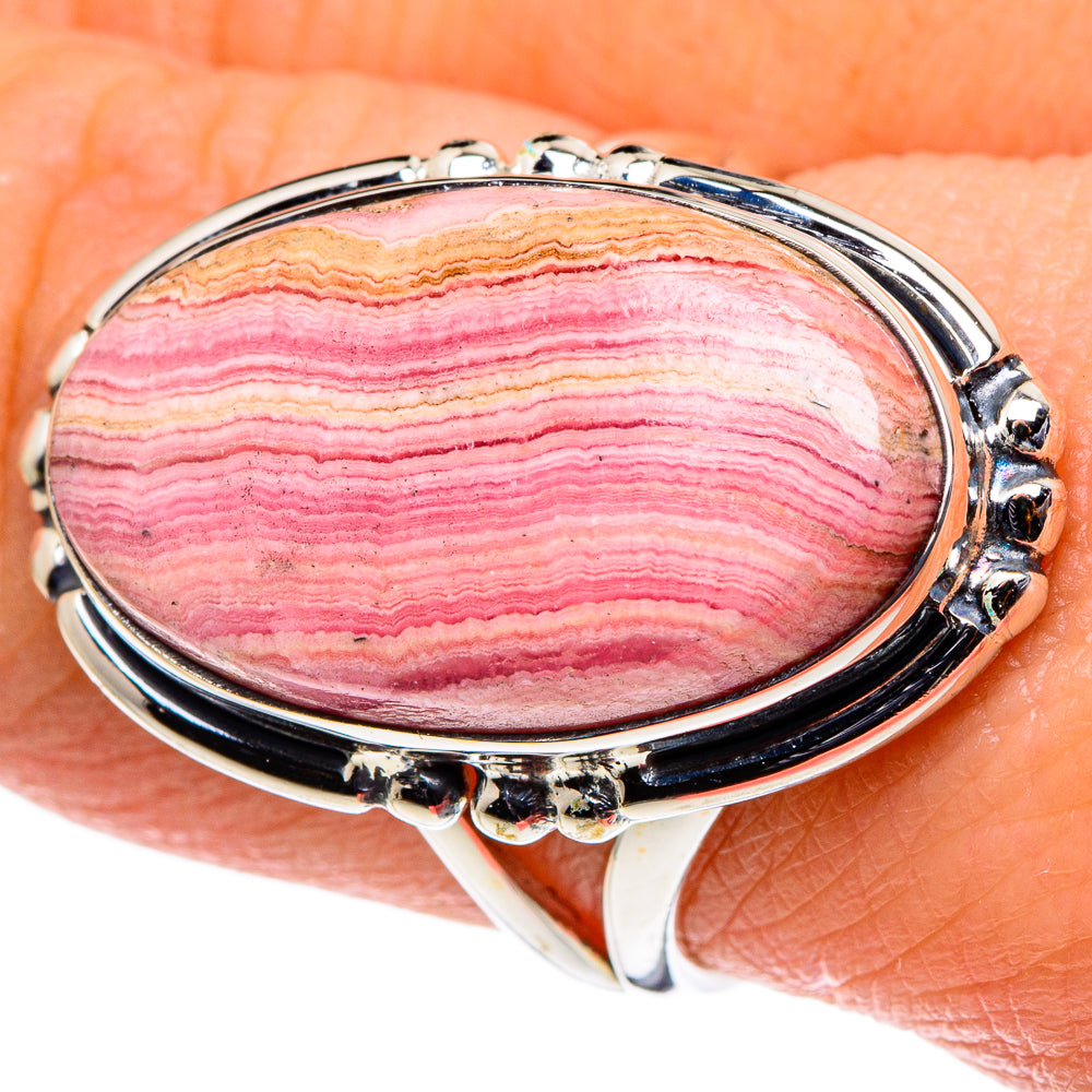 Rhodochrosite Rings handcrafted by Anasilvercos - RING95865