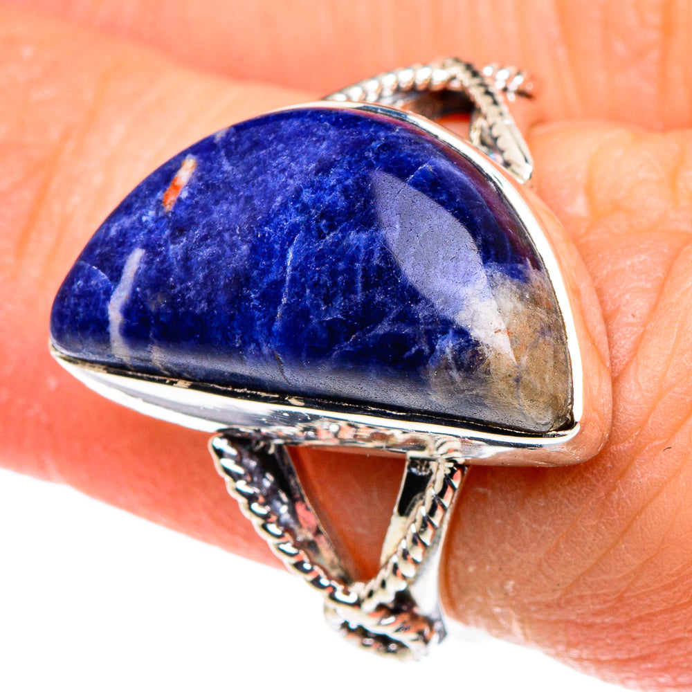 Sodalite Rings handcrafted by Anasilvercos - RING95879