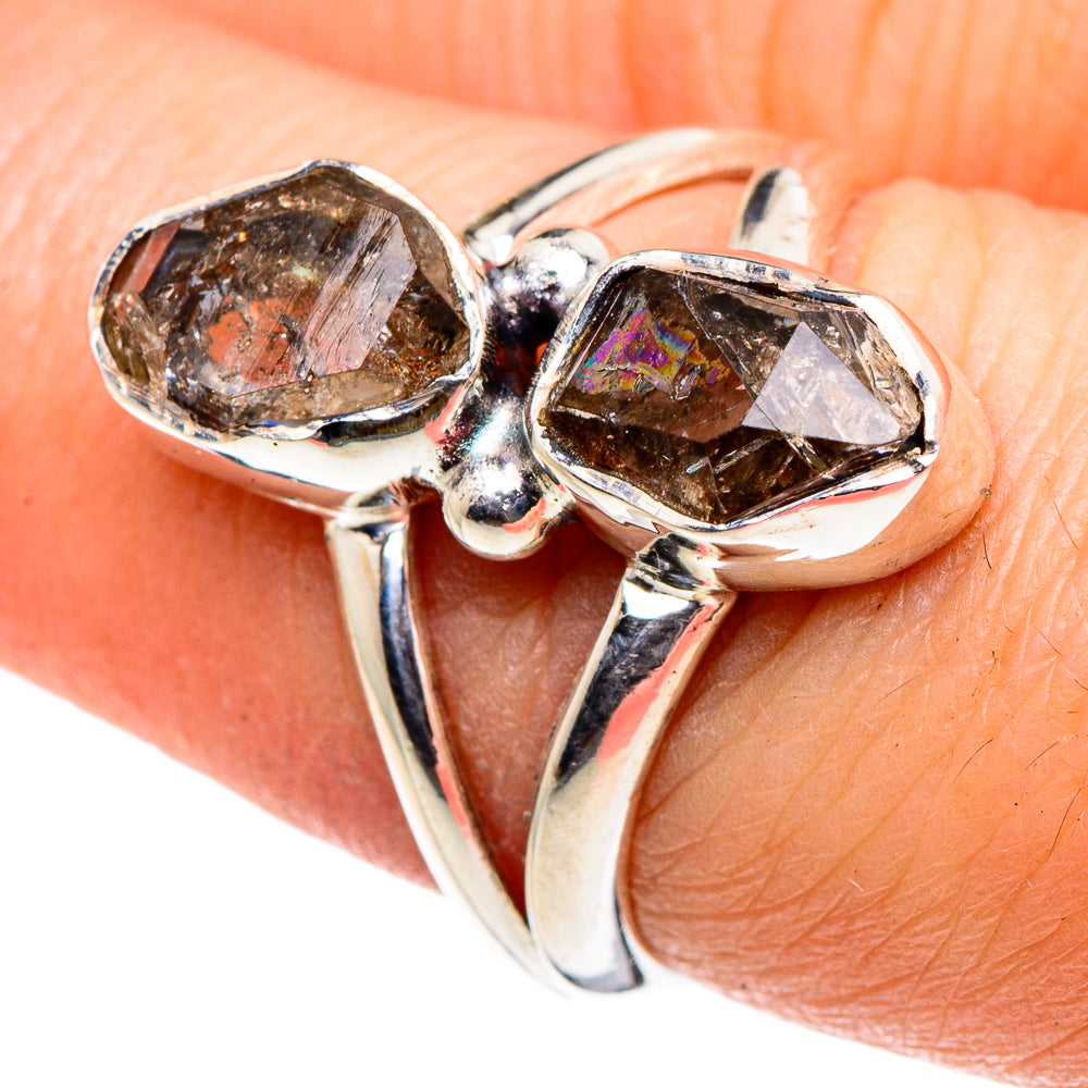 Herkimer Diamond Rings handcrafted by Anasilvercos - RING95906