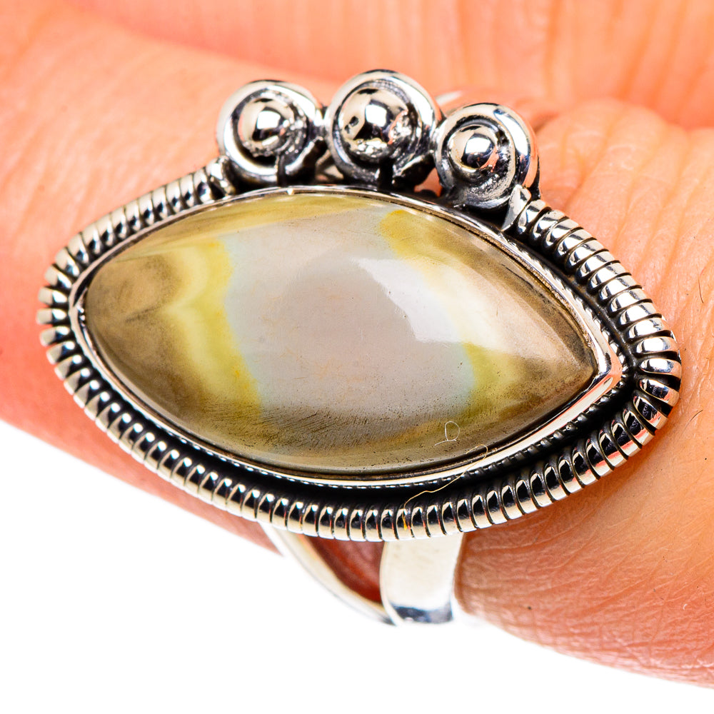 Willow Creek Jasper Rings handcrafted by Anasilvercos - RING95919