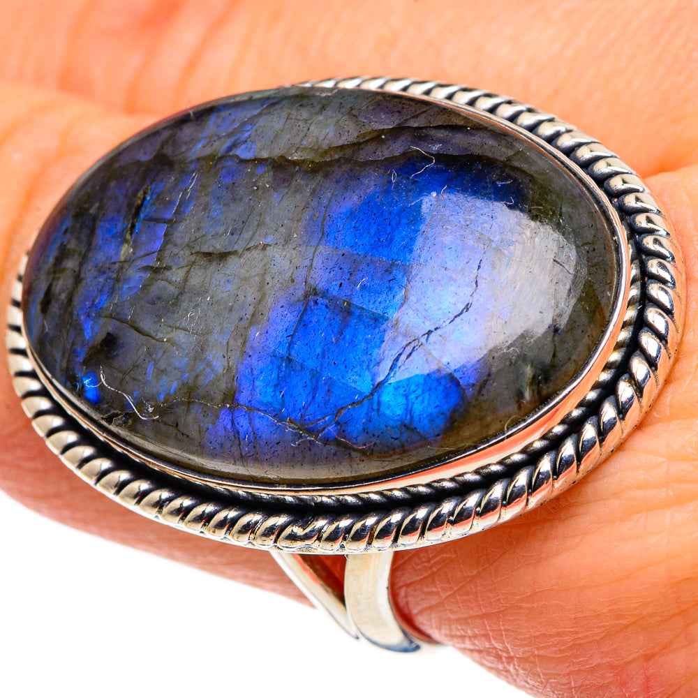 Labradorite Rings handcrafted by Anasilvercos - RING95940
