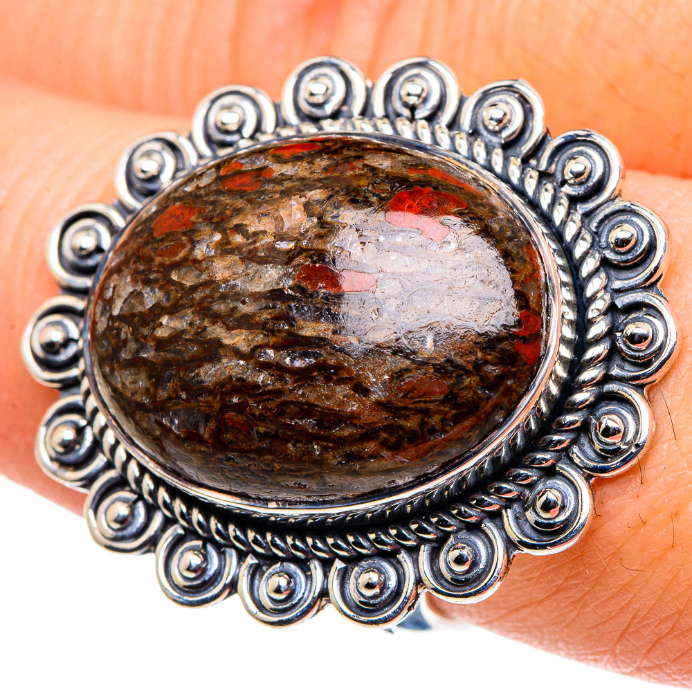 Dinosaur Bone Rings handcrafted by Anasilvercos - RING95959