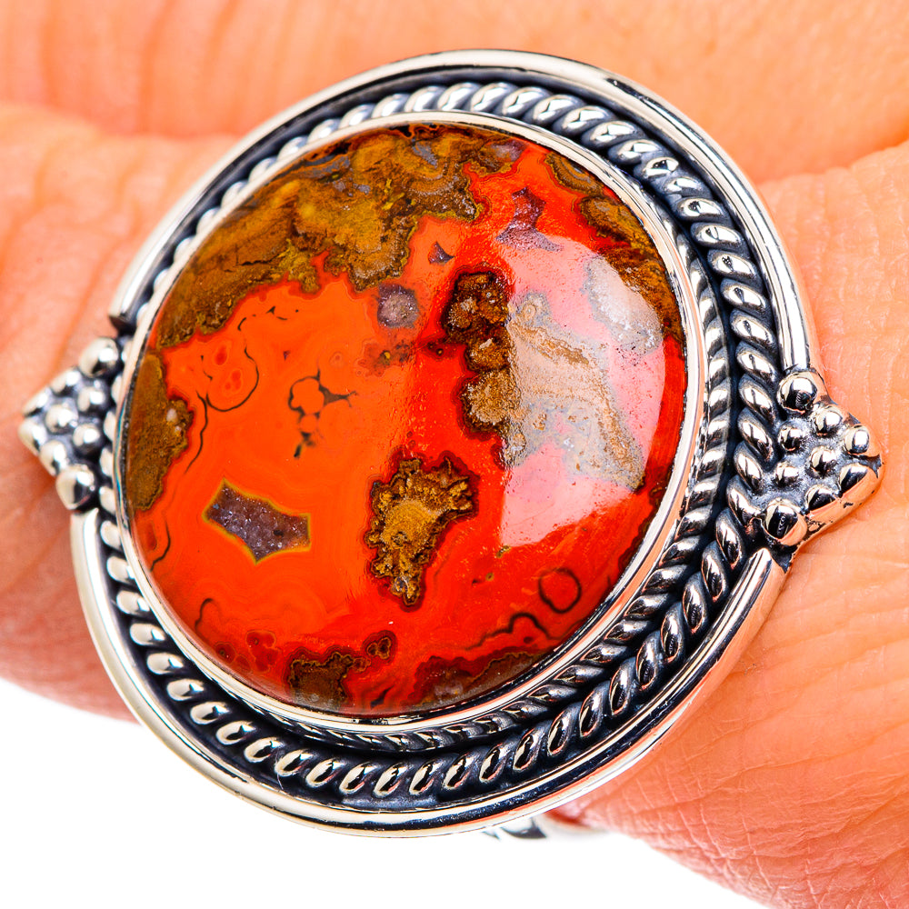 Morocco Agate Rings handcrafted by Anasilvercos - RING95960