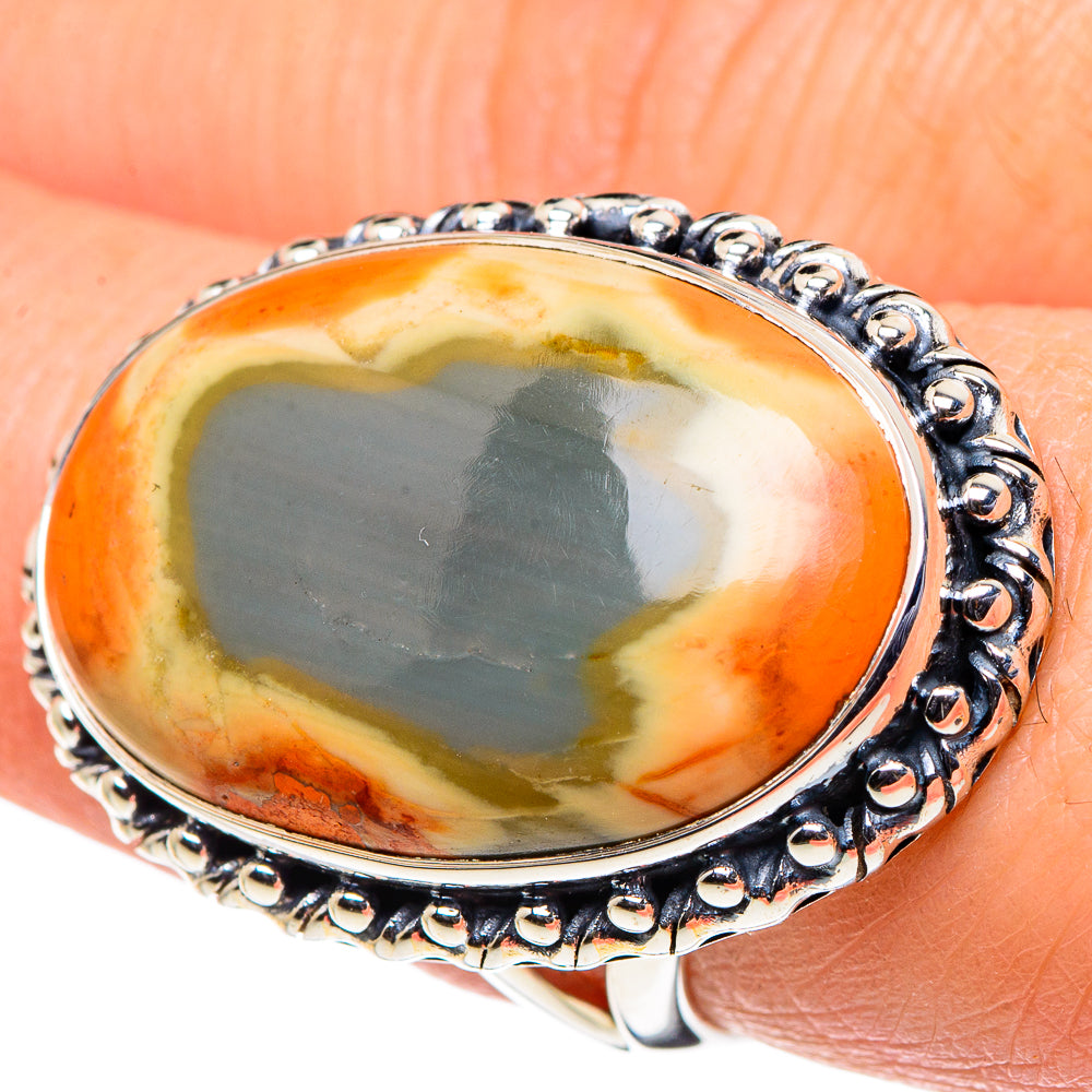 Imperial Jasper Rings handcrafted by Anasilvercos - RING95986