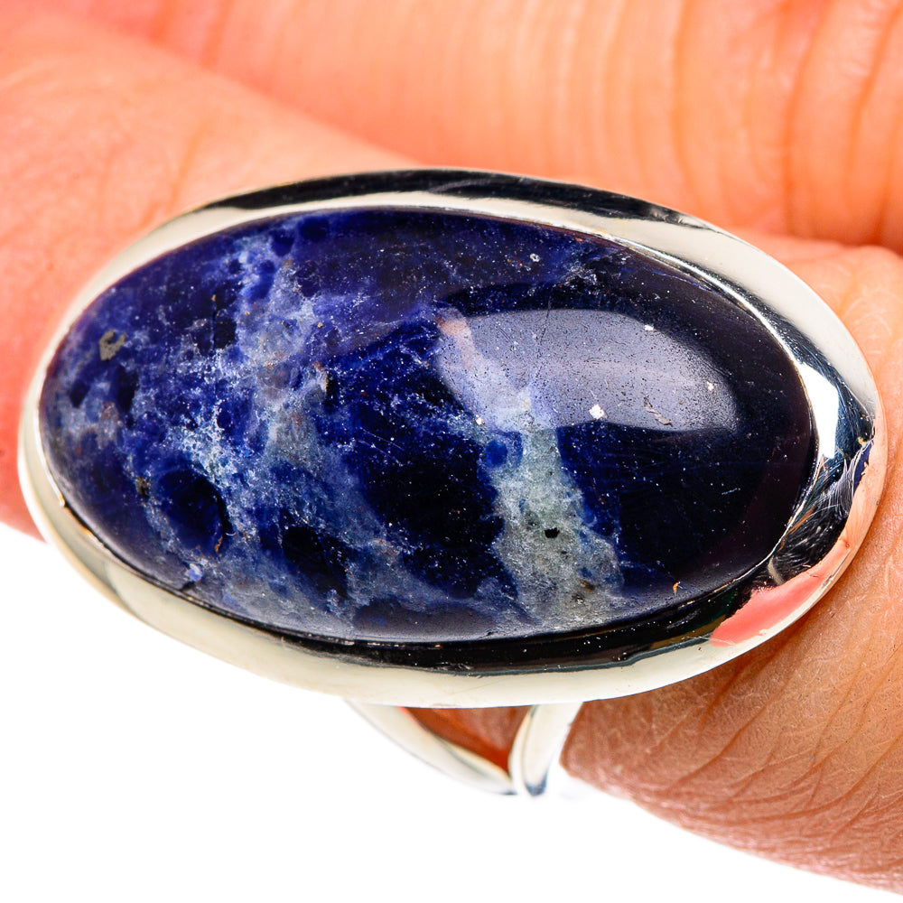 Sodalite Rings handcrafted by Anasilvercos - RING95992
