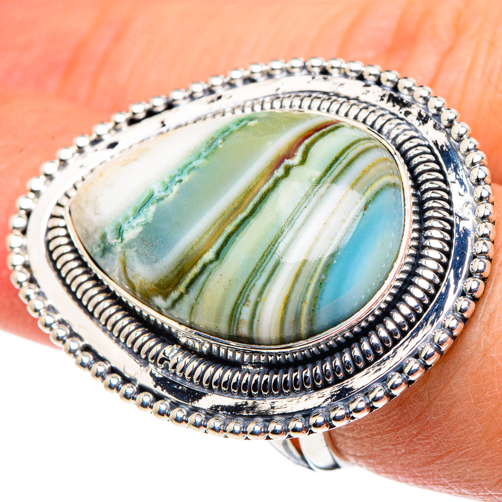 Ocean Jasper Rings handcrafted by Anasilvercos - RING96000