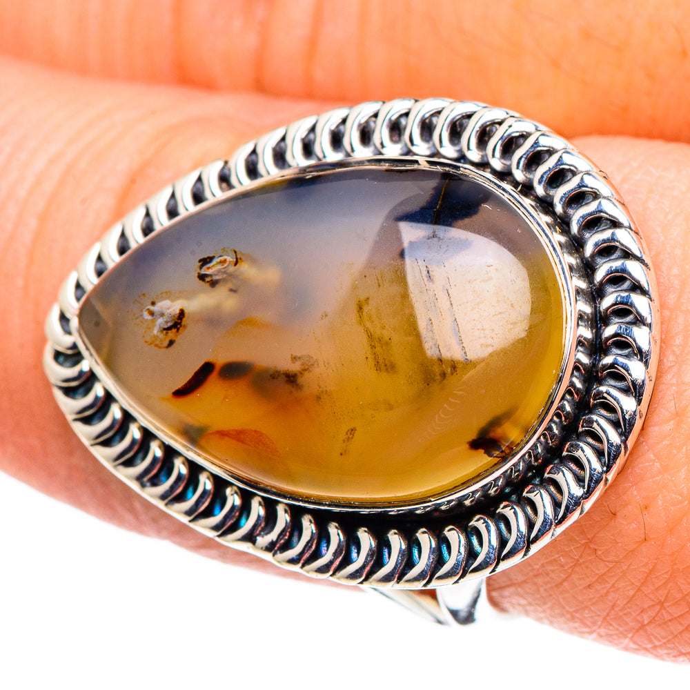 Montana Agate Rings handcrafted by Anasilvercos - RING96006