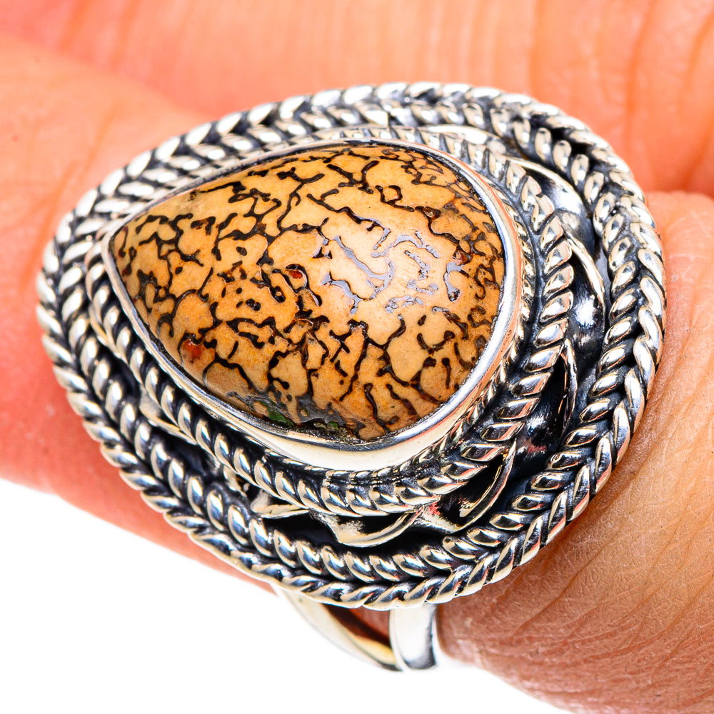 Dinosaur Bone Rings handcrafted by Anasilvercos - RING96009