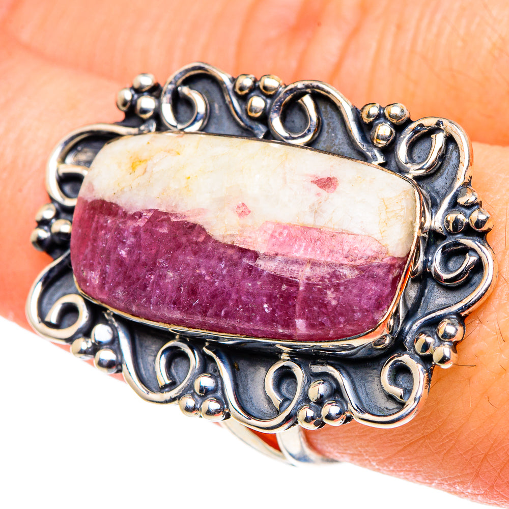 Thulite Rings handcrafted by Anasilvercos - RING96013