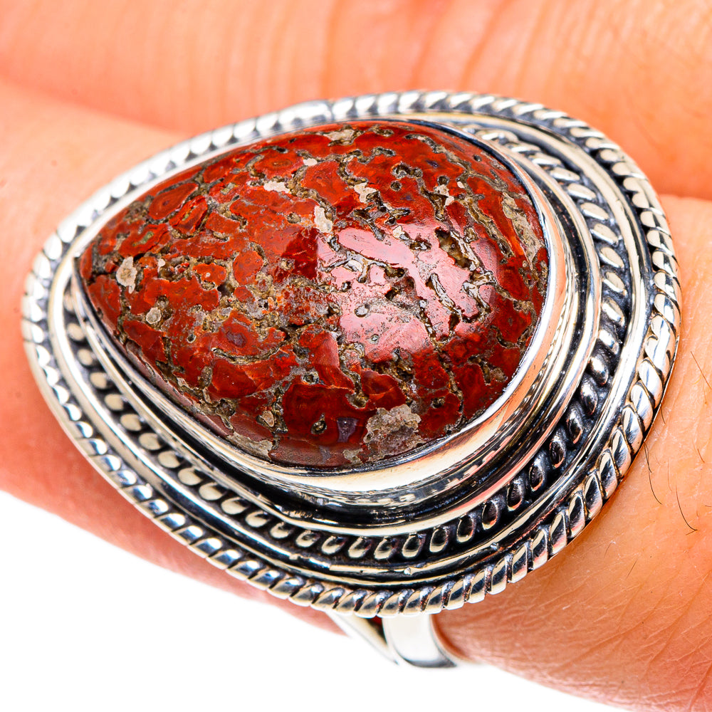 Dinosaur Bone Rings handcrafted by Anasilvercos - RING96043