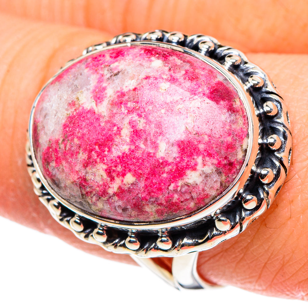Thulite Rings handcrafted by Anasilvercos - RING96056