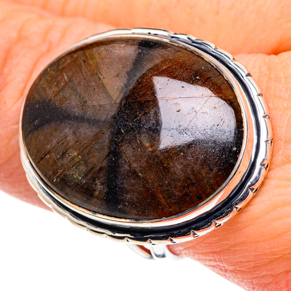 Chiastolite Rings handcrafted by Anasilvercos - RING96089