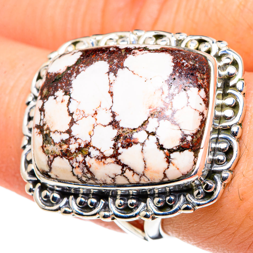 Wild Horse Jasper Rings handcrafted by Anasilvercos - RING96090