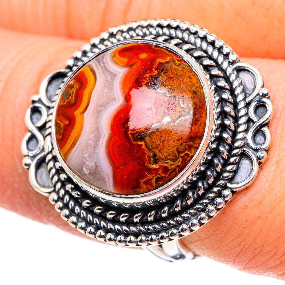 Ocean Jasper Rings handcrafted by Anasilvercos - RING96091