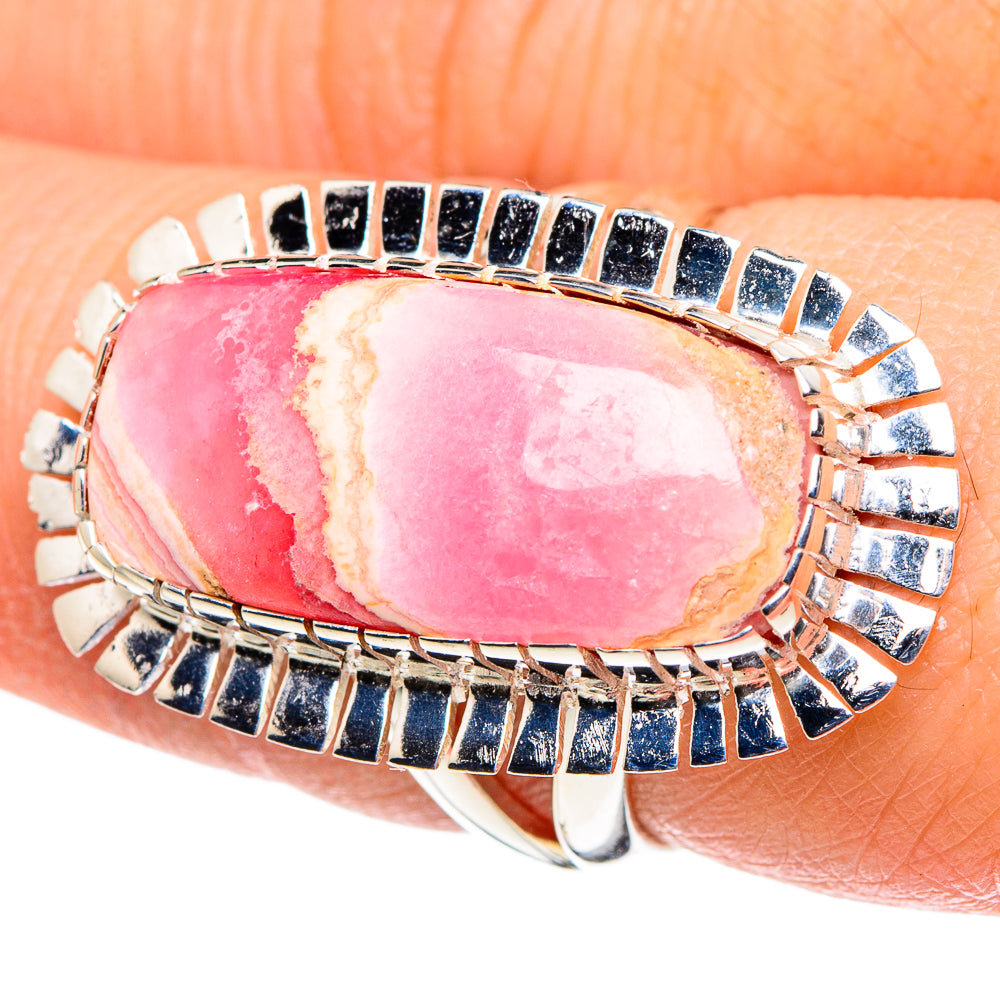 Rhodochrosite Rings handcrafted by Anasilvercos - RING96095