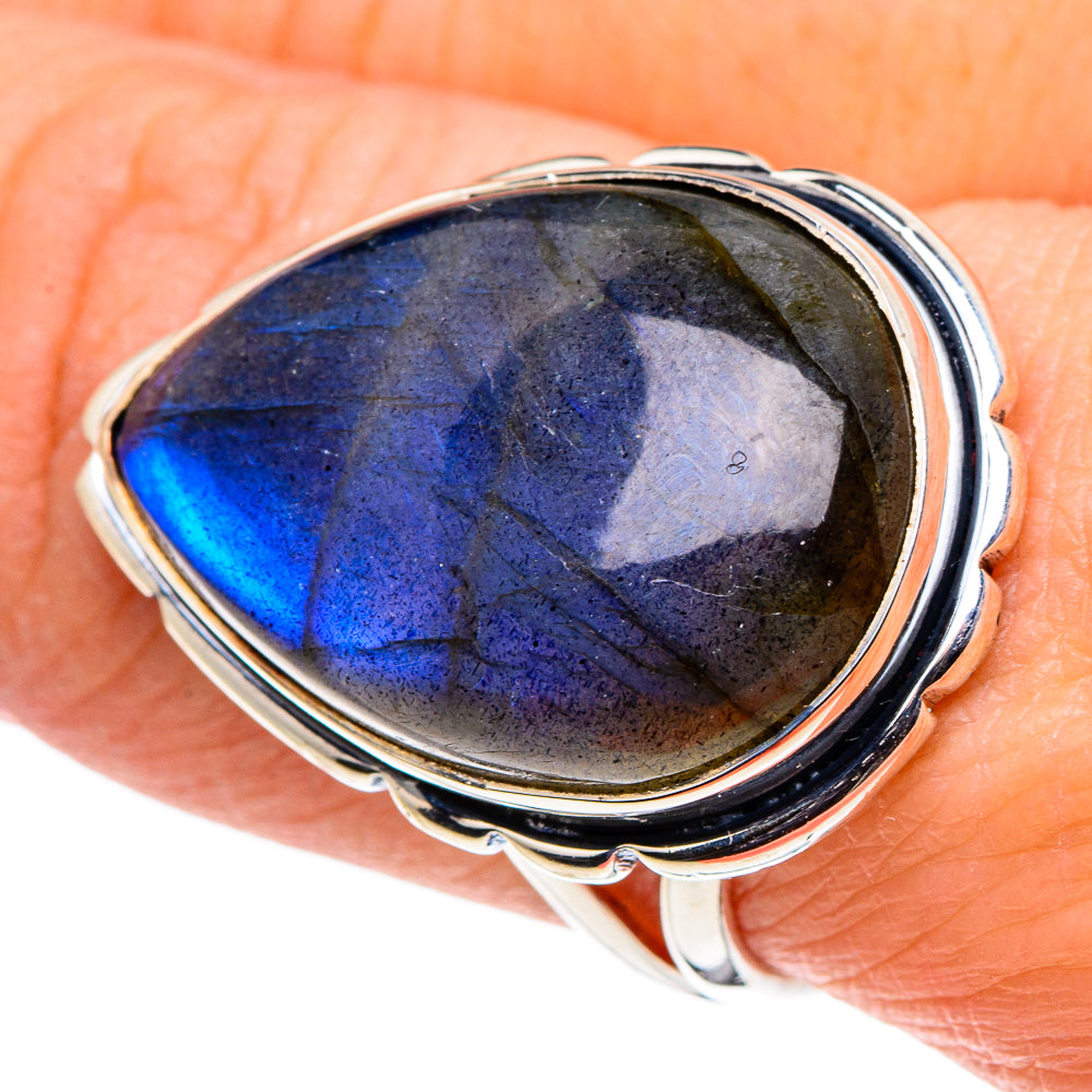 Labradorite Rings handcrafted by Anasilvercos - RING96110