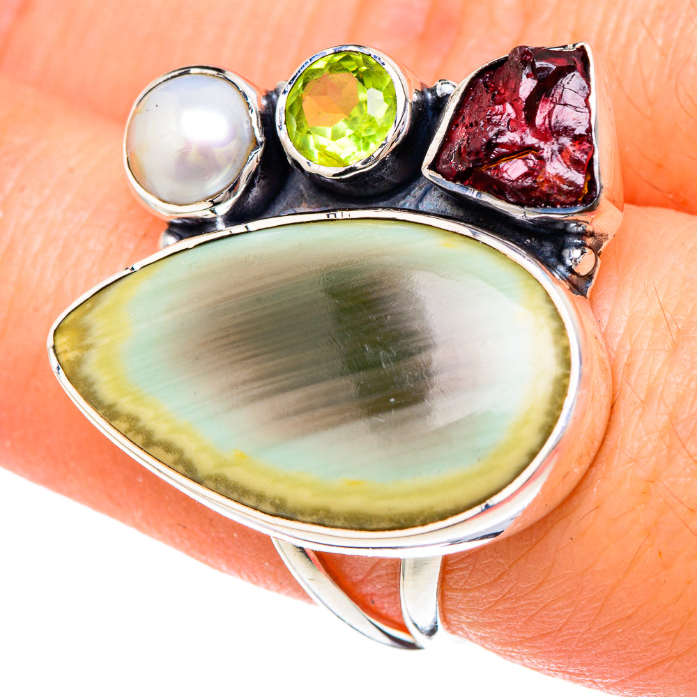 Willow Creek Jasper Rings handcrafted by Anasilvercos - RING96137