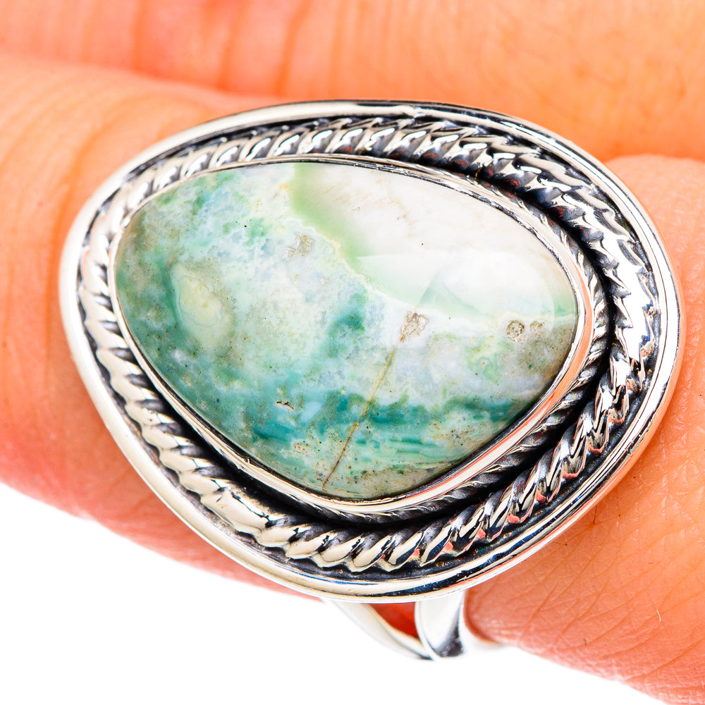 Ocean Jasper Rings handcrafted by Anasilvercos - RING96149