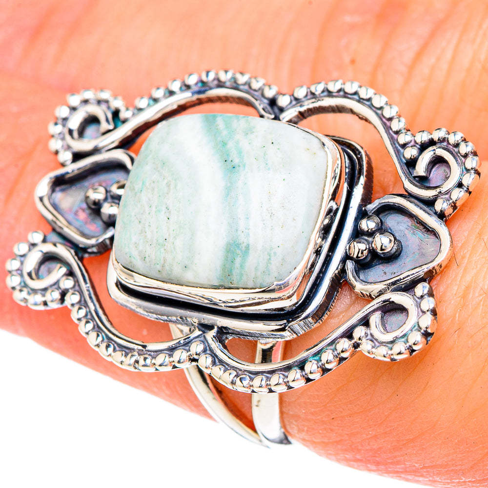 Ocean Jasper Rings handcrafted by Anasilvercos - RING96152