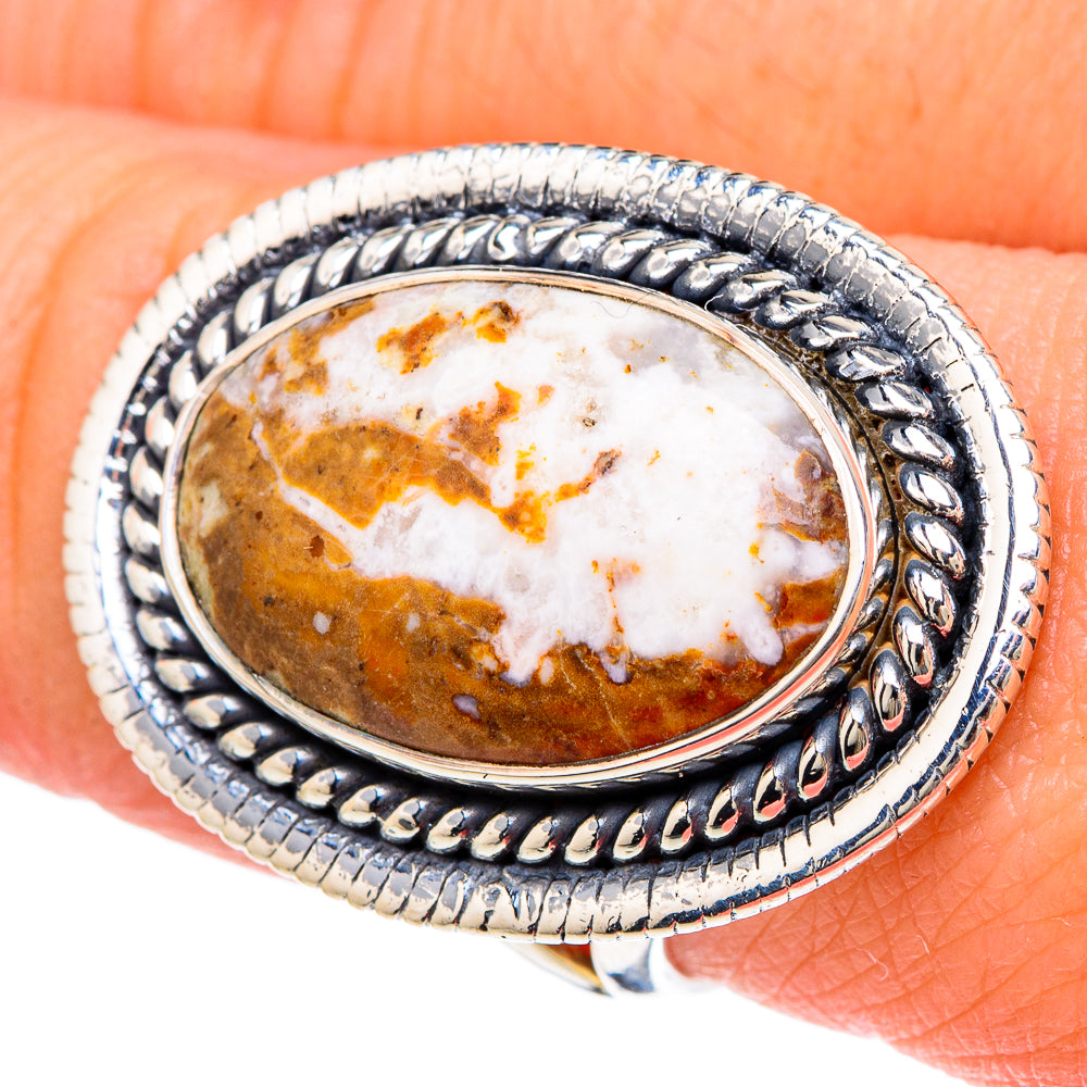 Ocean Jasper Rings handcrafted by Anasilvercos - RING96167
