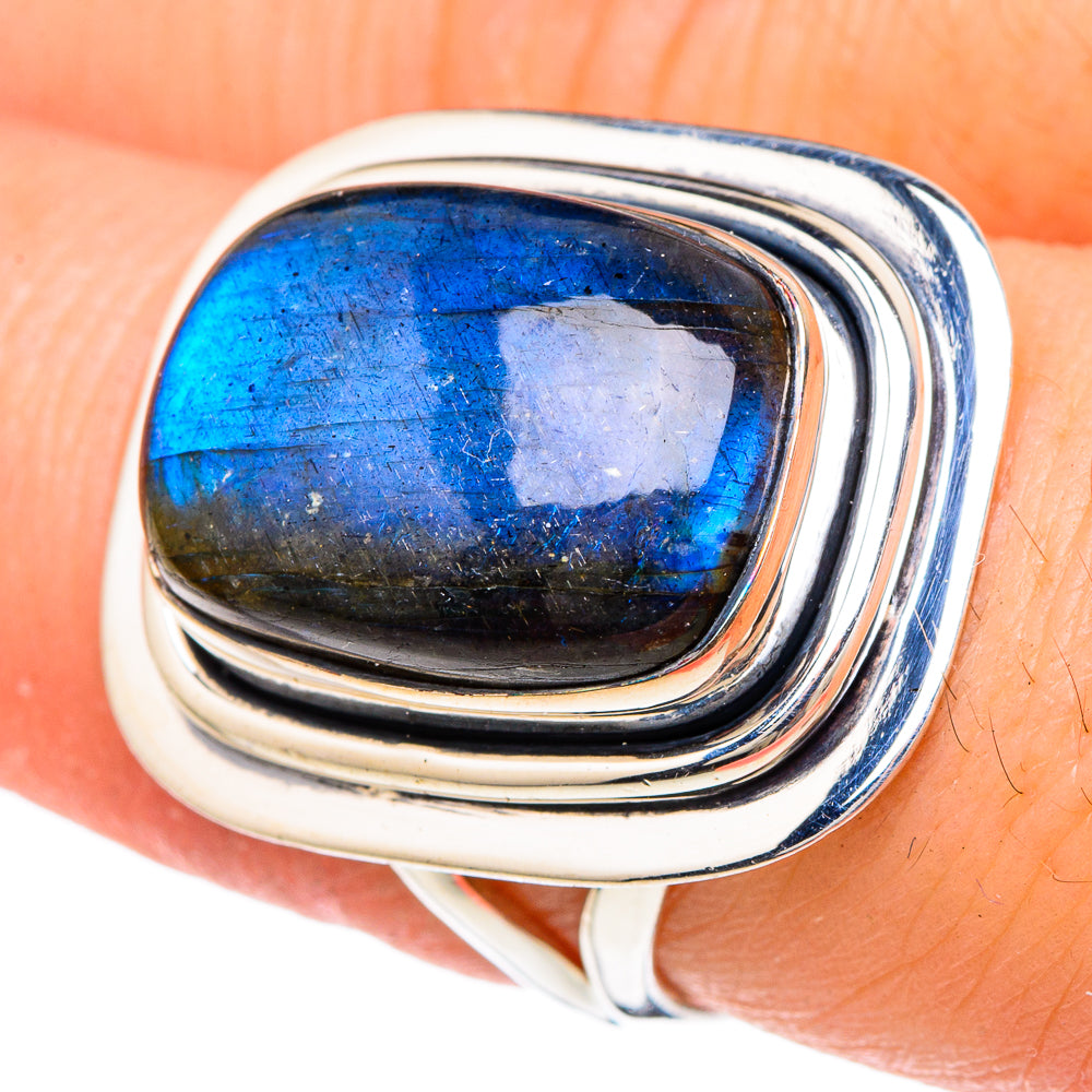 Labradorite Rings handcrafted by Anasilvercos - RING96181