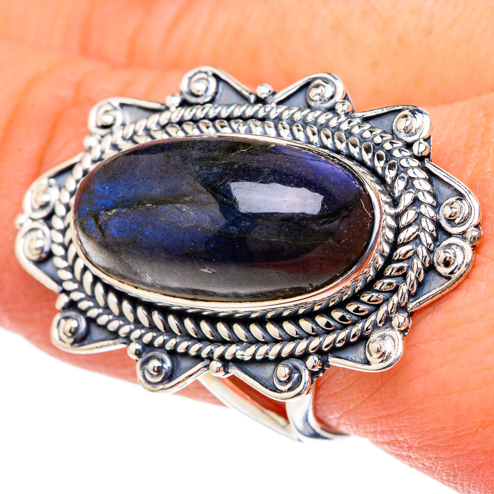 Labradorite Rings handcrafted by Anasilvercos - RING96182