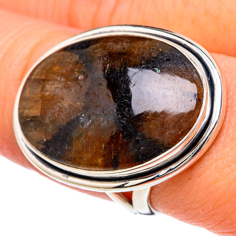 Chiastolite Rings handcrafted by Anasilvercos - RING96198