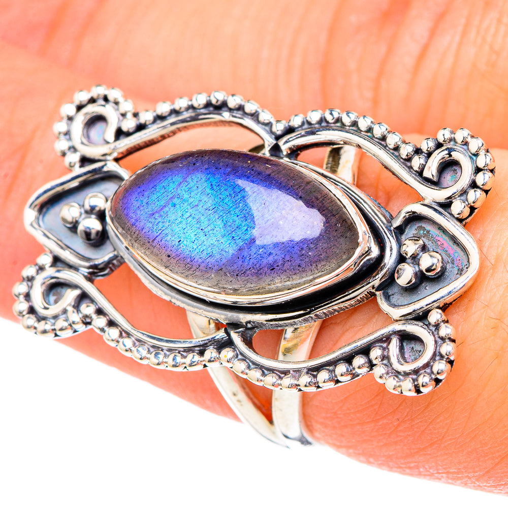 Labradorite Rings handcrafted by Anasilvercos - RING96210