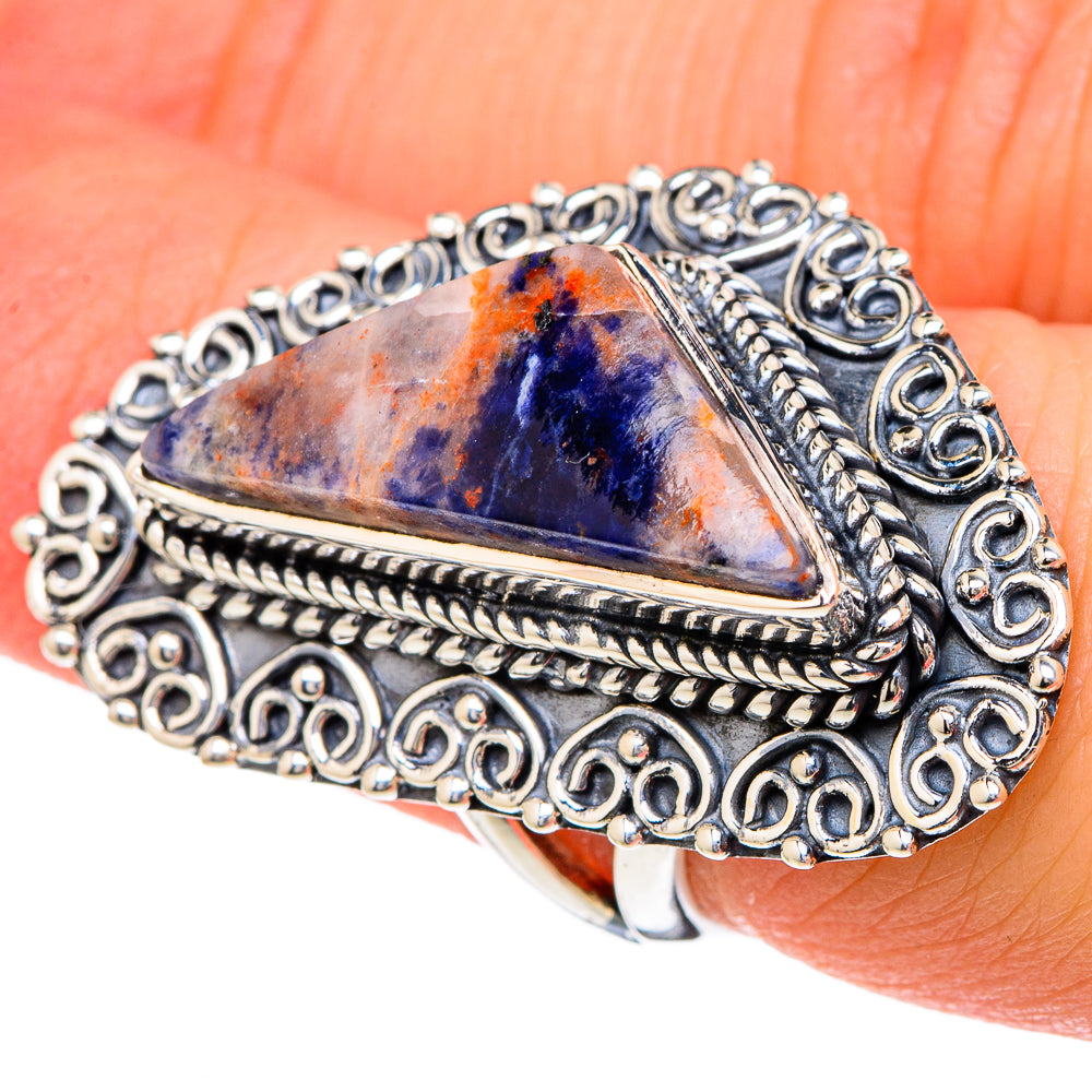 Sodalite Rings handcrafted by Anasilvercos - RING96211