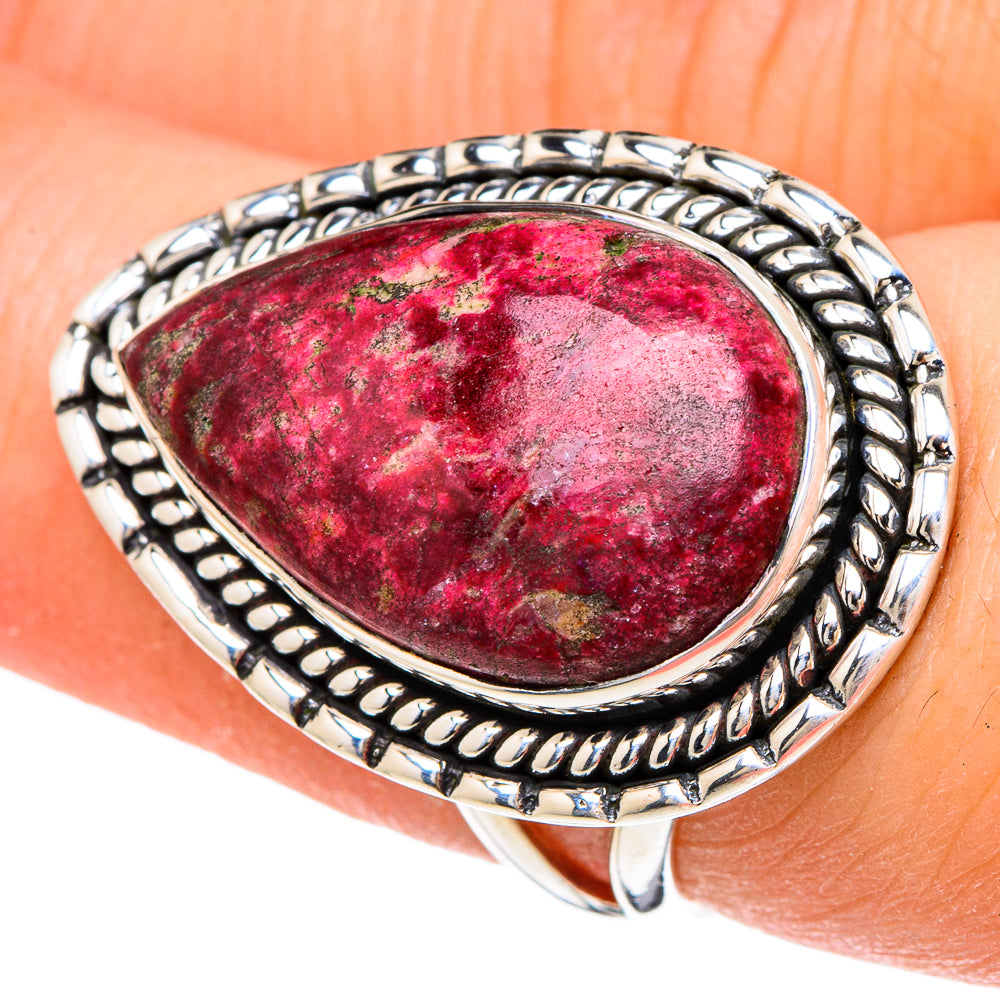 Thulite Rings handcrafted by Anasilvercos - RING96230