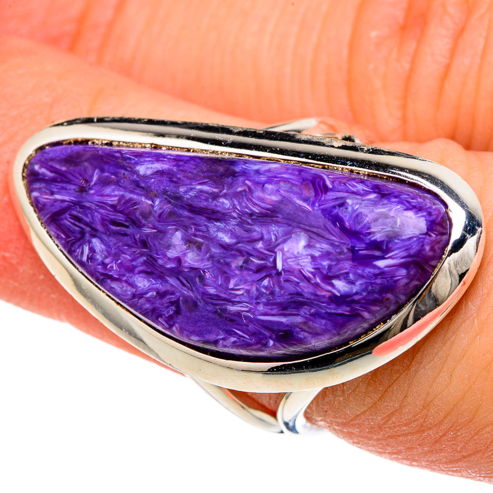 Charoite Rings handcrafted by Anasilvercos - RING96232