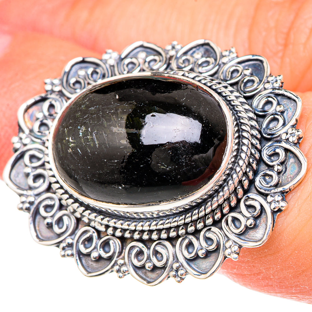 Black Onyx Rings handcrafted by Anasilvercos - RING96233