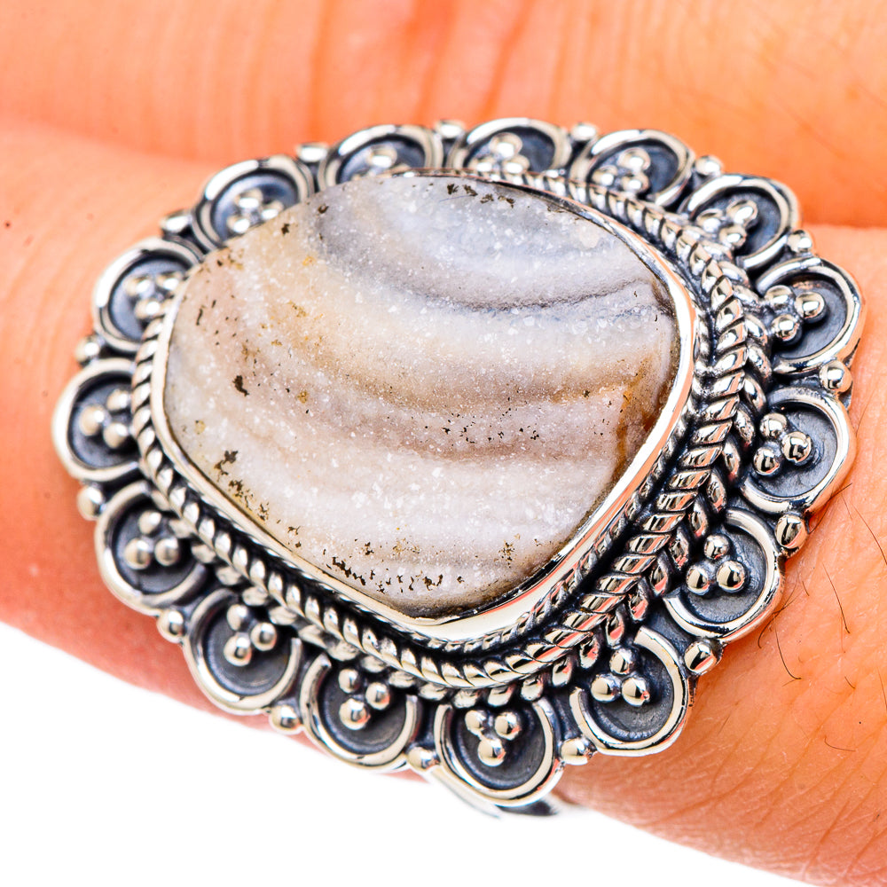 Desert Druzy Rings handcrafted by Anasilvercos - RING96236