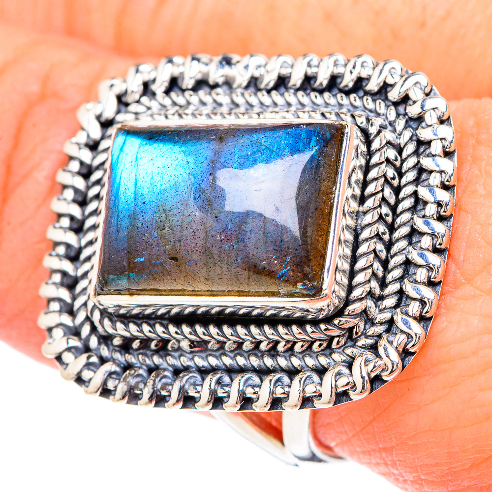Labradorite Rings handcrafted by Anasilvercos - RING96240