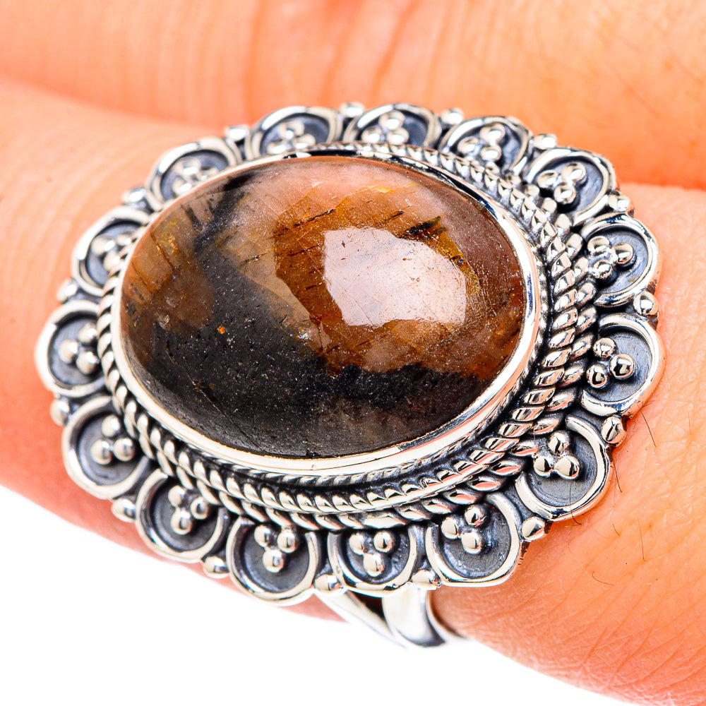 Chiastolite Rings handcrafted by Anasilvercos - RING96249