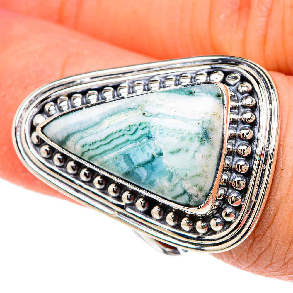 Ocean Jasper Rings handcrafted by Anasilvercos - RING96265