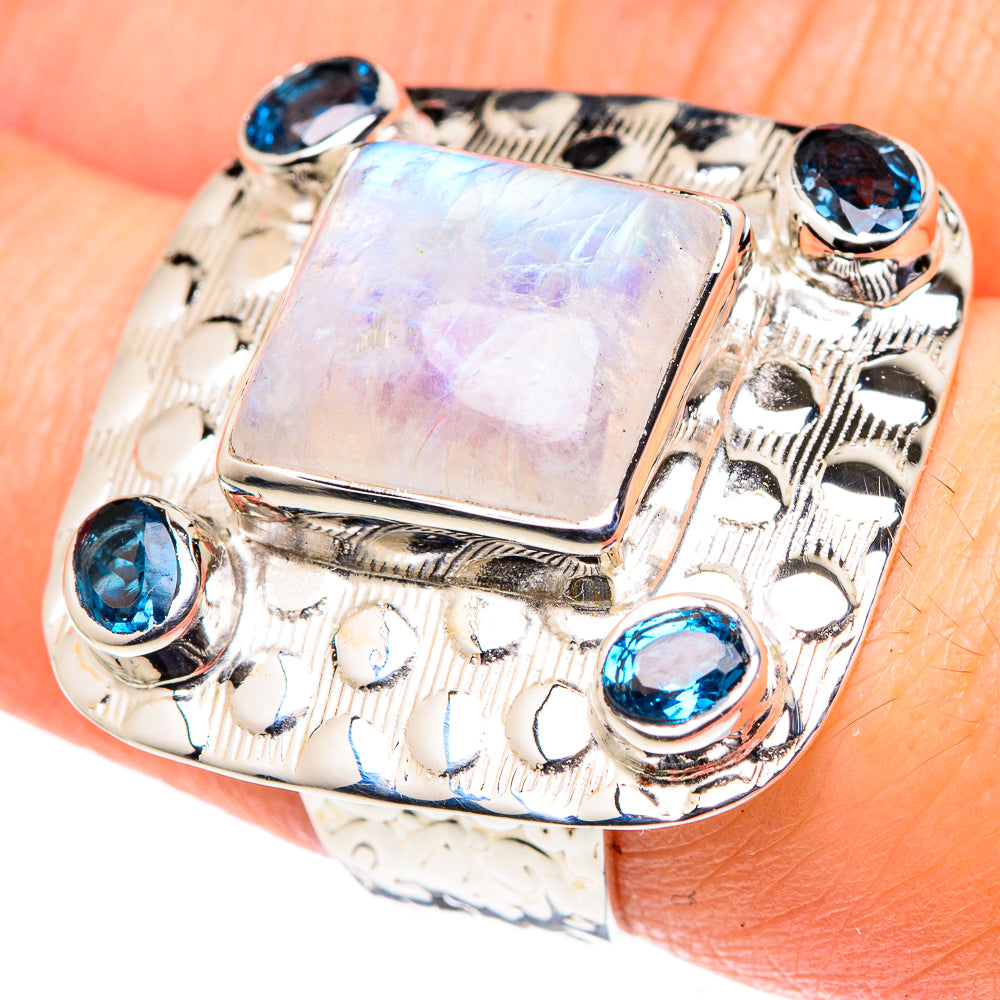Aquamarine Rings handcrafted by Anasilvercos - RING96304
