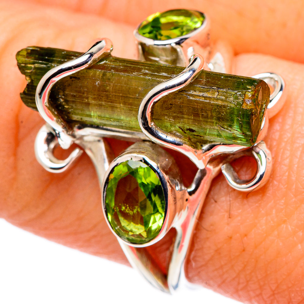 Citrine, London Blue Topaz Rings handcrafted by Anasilvercos - RING96314