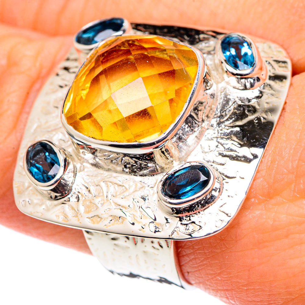 Labradorite Rings handcrafted by Anasilvercos - RING96323