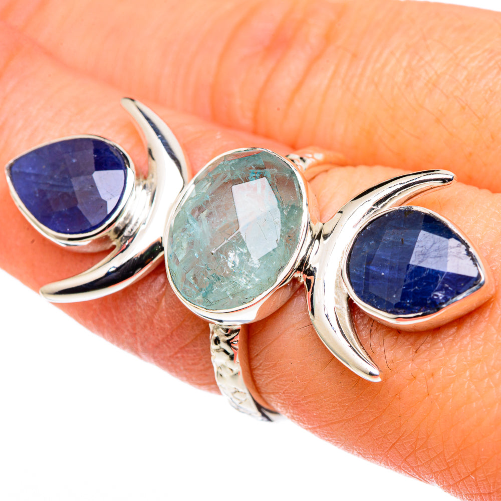 Labradorite, Peridot Rings handcrafted by Anasilvercos - RING96338