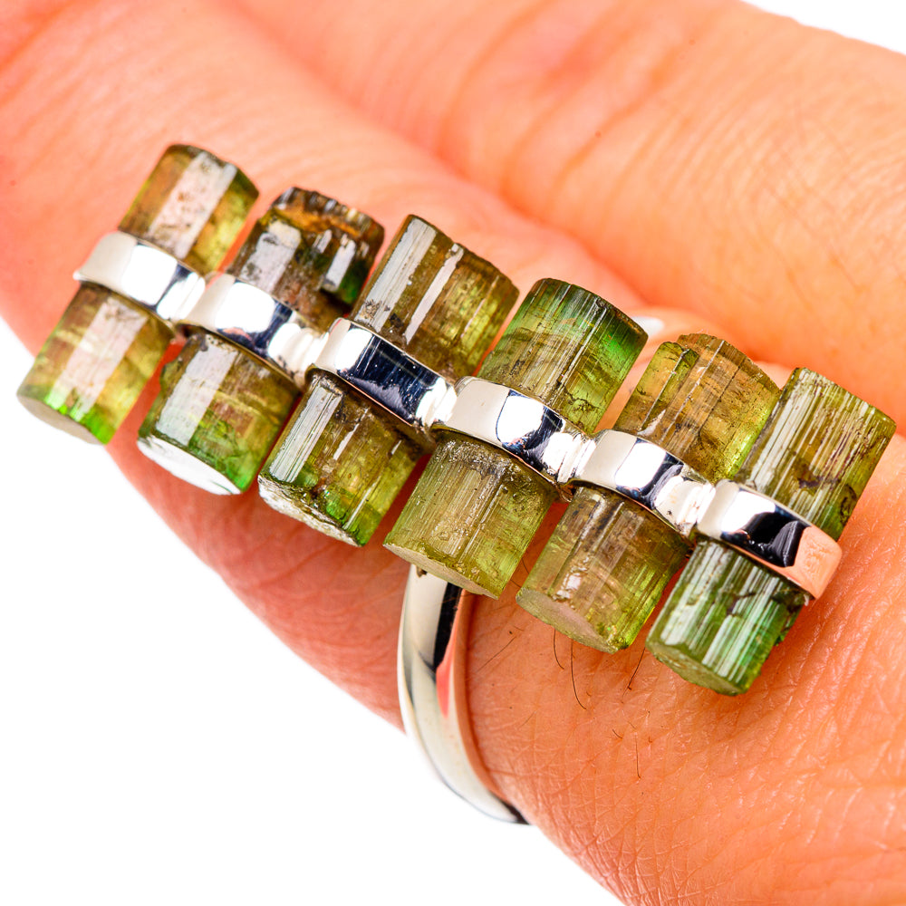 Labradorite, Peridot Rings handcrafted by Anasilvercos - RING96339