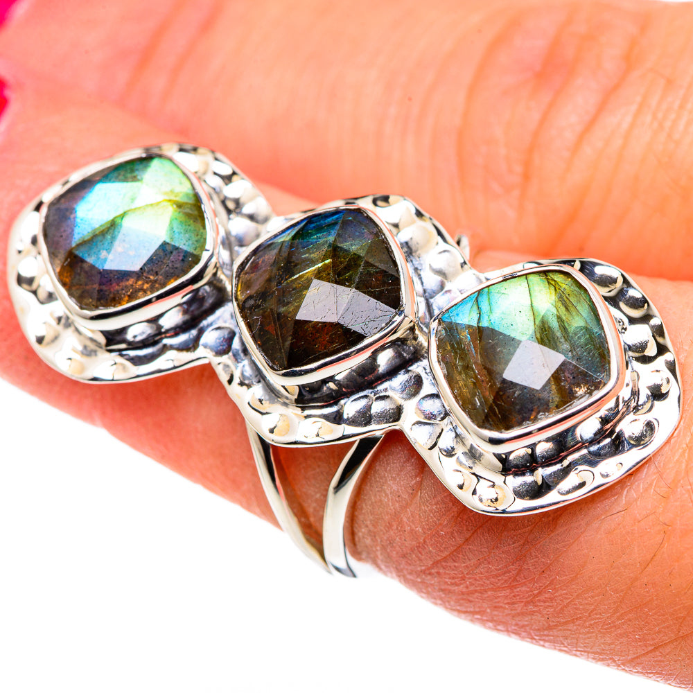 Larimar Rings handcrafted by Anasilvercos - RING96348