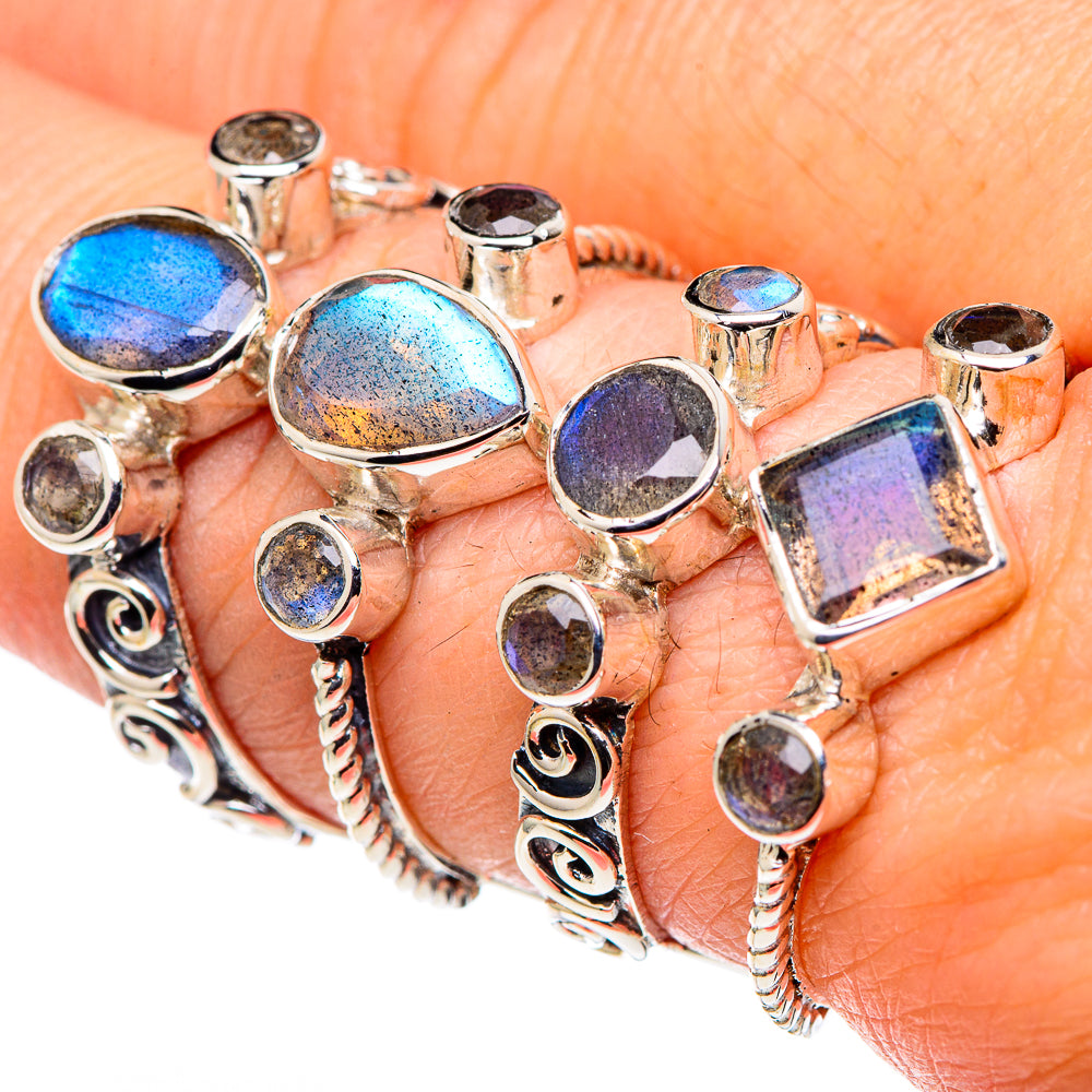 Larimar Rings handcrafted by Anasilvercos - RING96351