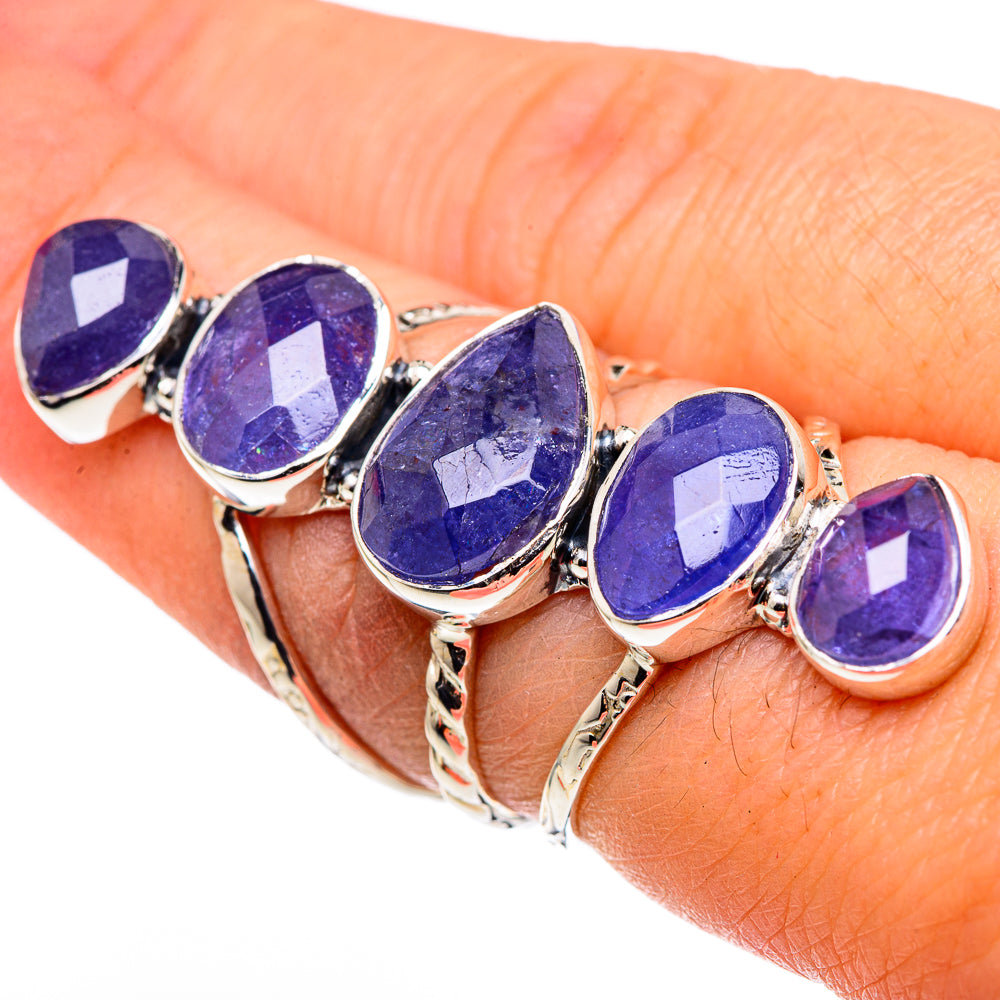 Rainbow Moonstone Rings handcrafted by Anasilvercos - RING96371