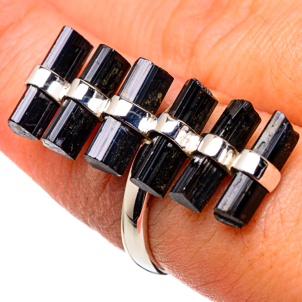 Rainbow Moonstone Rings handcrafted by Anasilvercos - RING96373