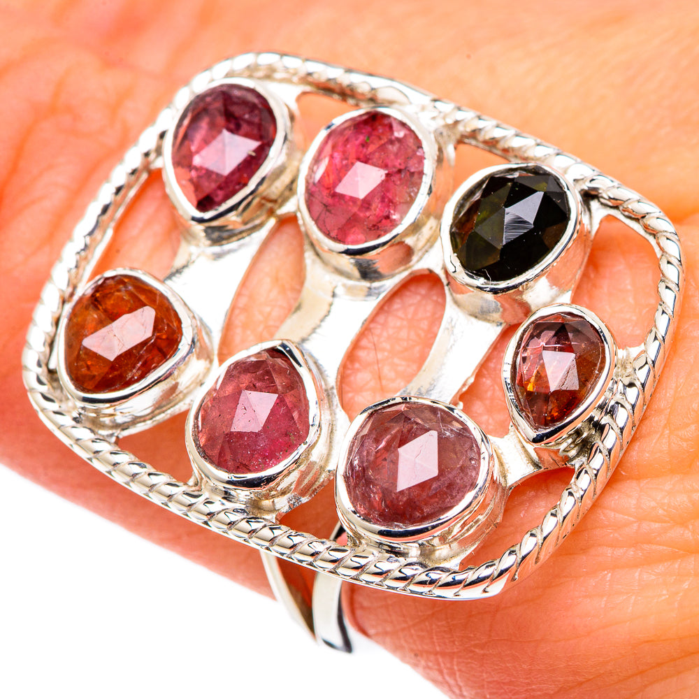Rainbow Moonstone, Larimar Rings handcrafted by Anasilvercos - RING96385